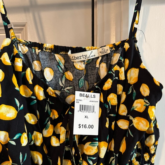 Lemon Print Sundress - Picture 3 of 3